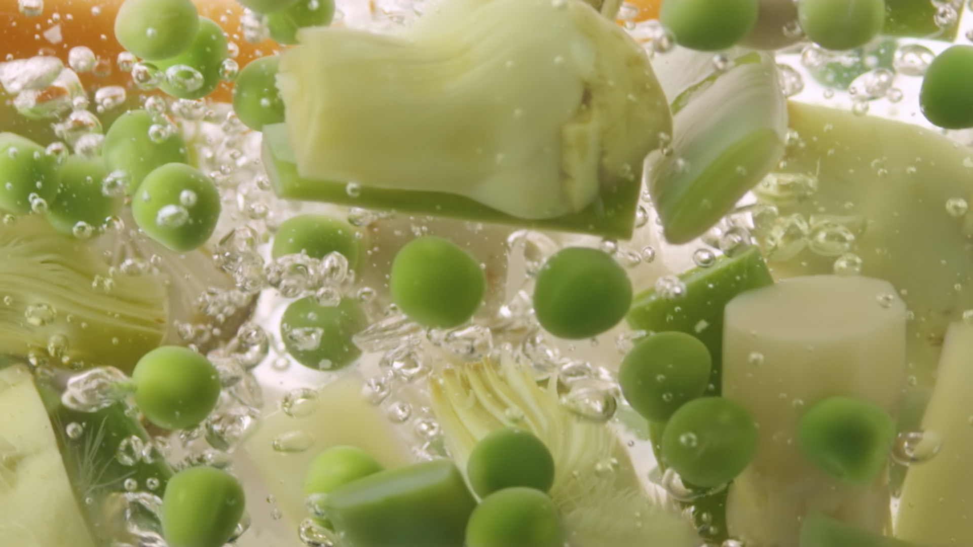 Verduras de Findus en agua.